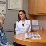 Doctor meeting patient